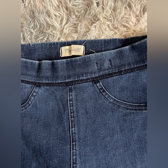 Madewell The Anywhere Jean Jeggings Pull-On Dark Wash Size 28 - Picture 2 of 4